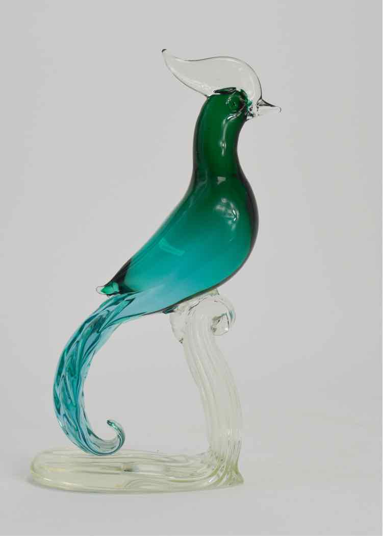 Vintage Art Glass Bird