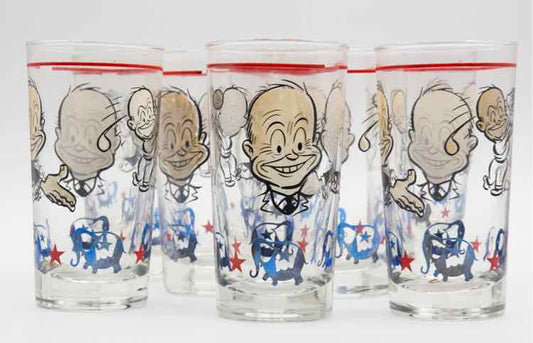 Dwight Eisenhower Bar Ware Set