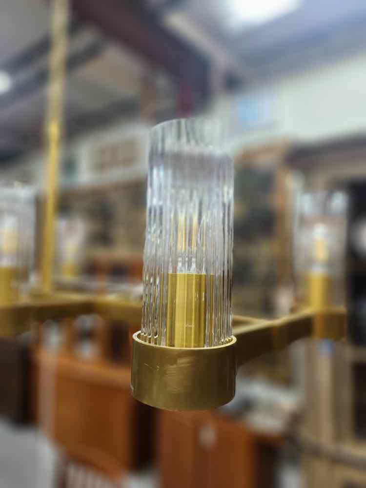 Geneva Linear Gold Chandelier