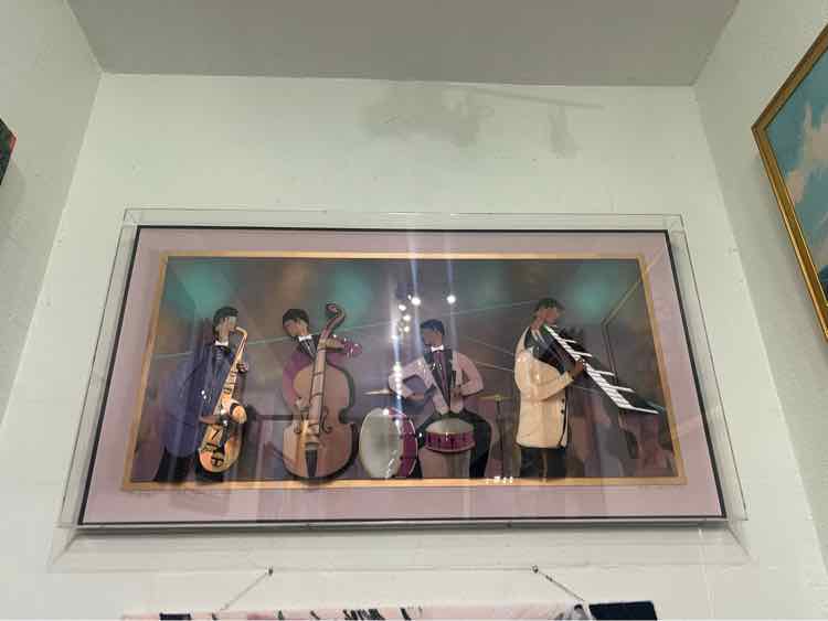 "Jazzy Quartet" Mixed Media by Emile Dekel