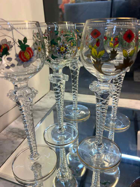 German Glass Goblets