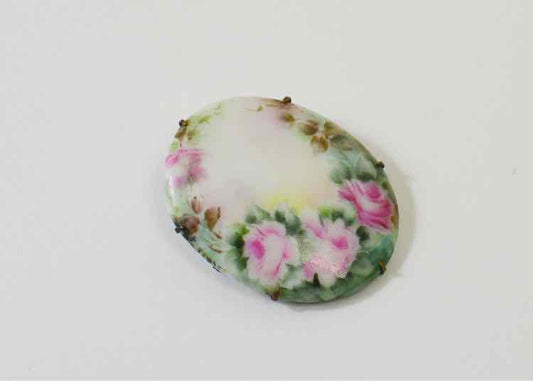 Victorian Handpainted Pin