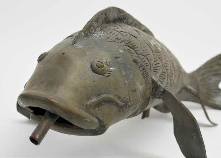 Bronze Koi Fish Sculpture