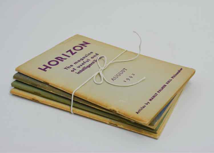 Book Vtg.Horizon Journal Mag:Manley P. Hall/4