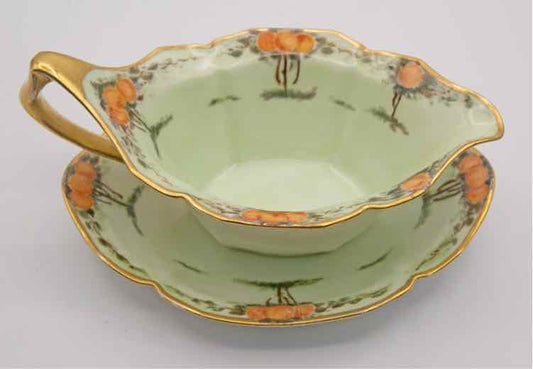 Antique Signed German Gravy Boat
