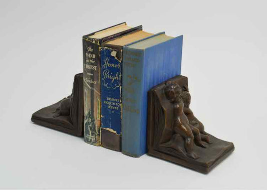 Kathodian Bronze Works Cherub Bookends
