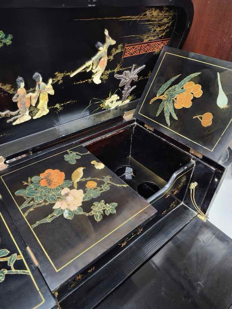 Black Handpainted Bar