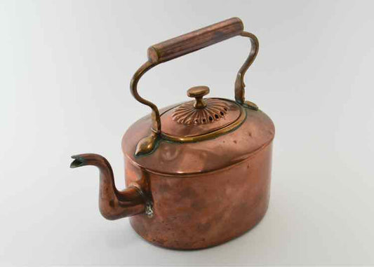 Antique Copper Tea Kettle