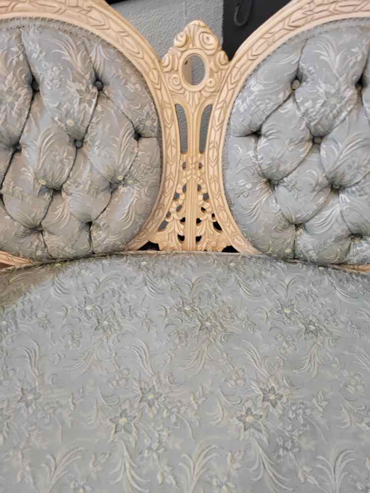 French Green Victorian Settee