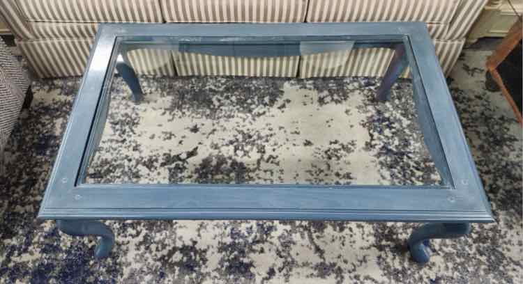Slate Blue French Country Coffee Table