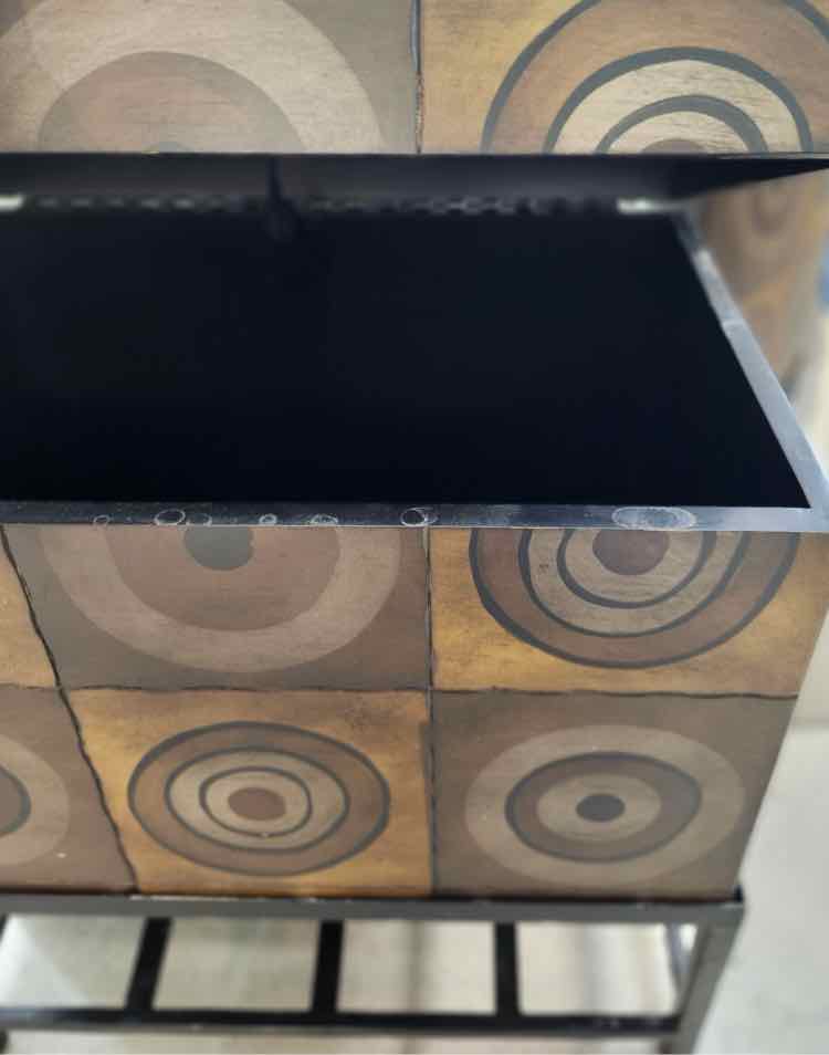 Pier 1 Circle Design Storage Chest
