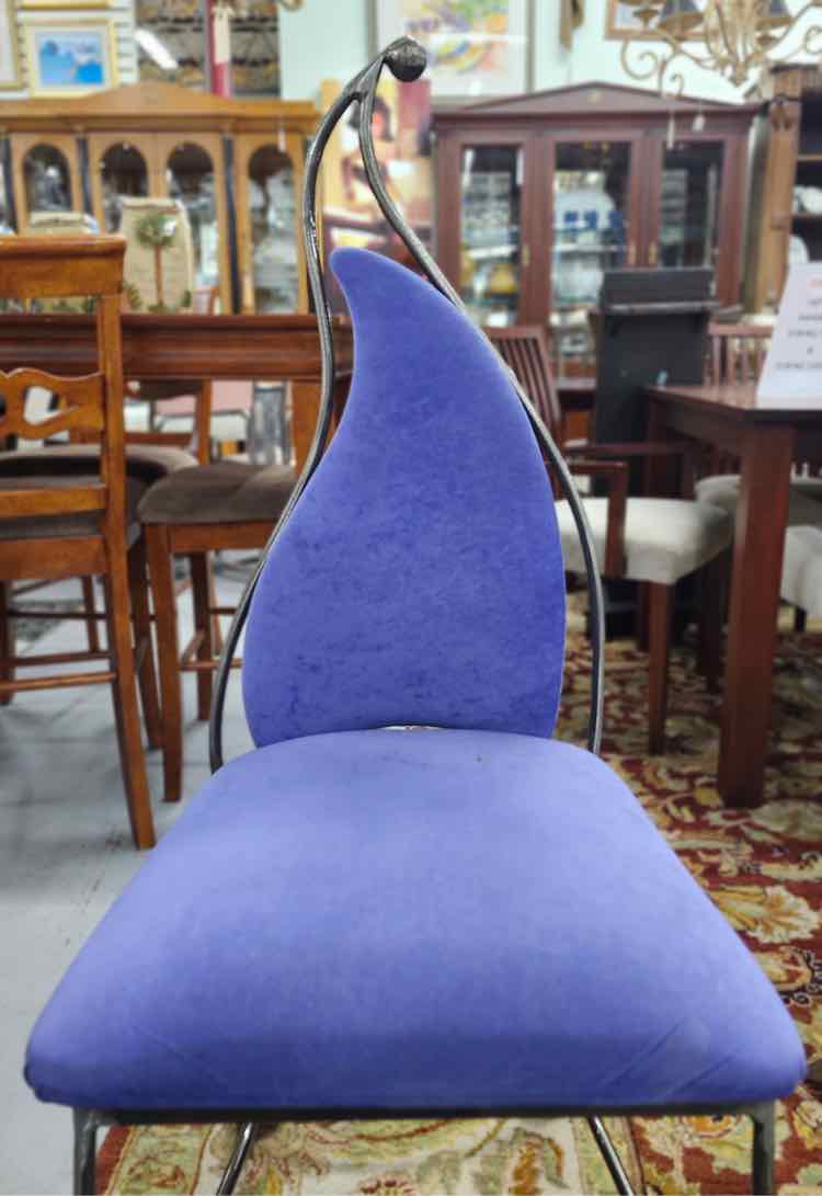 1980's Purple Deco Chairs