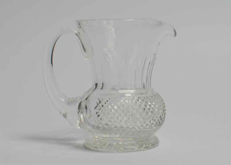 Edinburgh Crystal Thistle Cream Jug