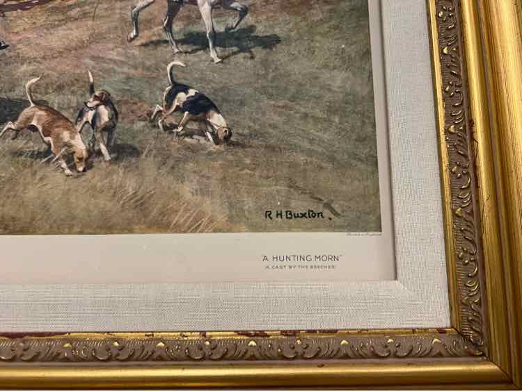 'A Hunting Morn' Circa 1931 Print by R.H. Buxton