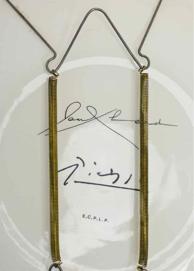 Pablo Picasso Design 'Face of Peace'Signed Dish