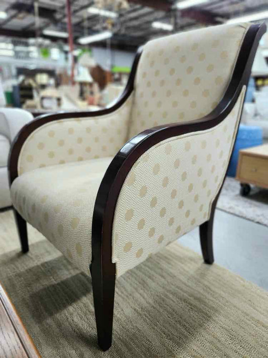 Gold Wood Frame Chair