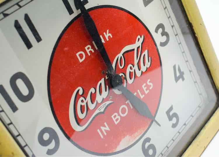 1930's Coca-Cola Wall Clock
