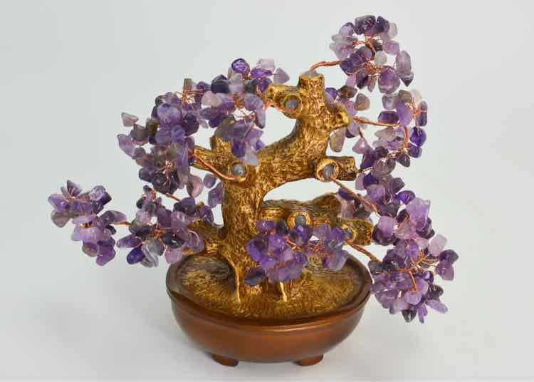 Kalifano Amethyst Tree Decor
