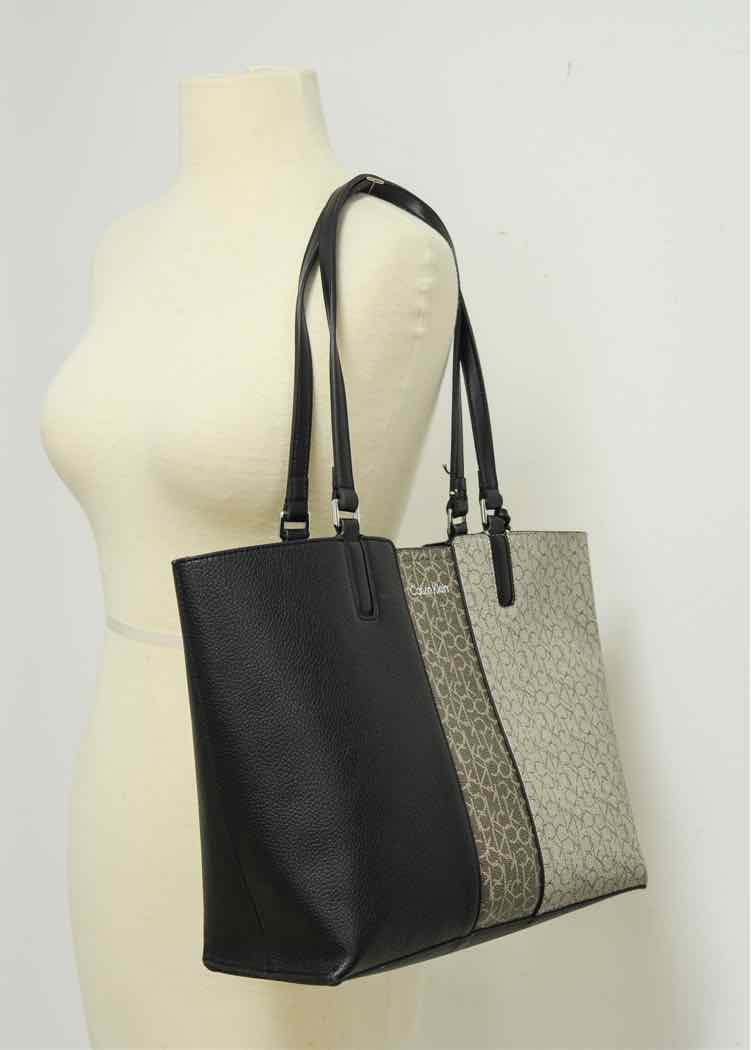 Calvin Klein Zoe Color Block Monogram Tote