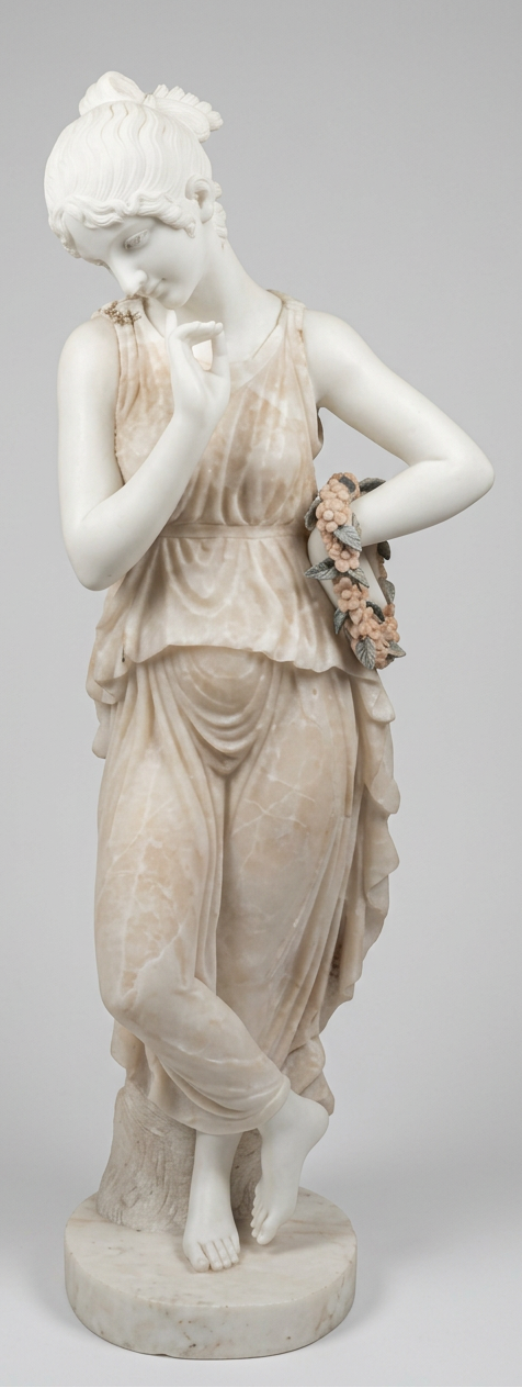 Neo Classical Marble Statue 'As is'