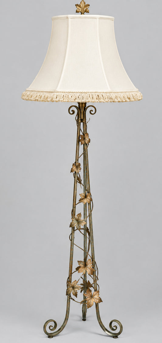 Metal Leaf Floor Lamp