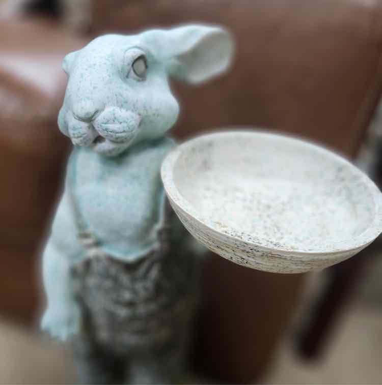 Tall Vintage Rabbit Statue