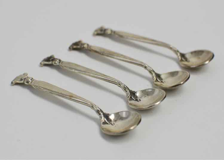 Silver "Romance of the Sea" Wallace Sterling Silver Salt Spoons