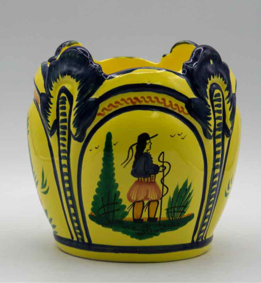 Quimper Pottery Pot