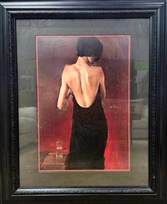 'The Black Drape" Print
