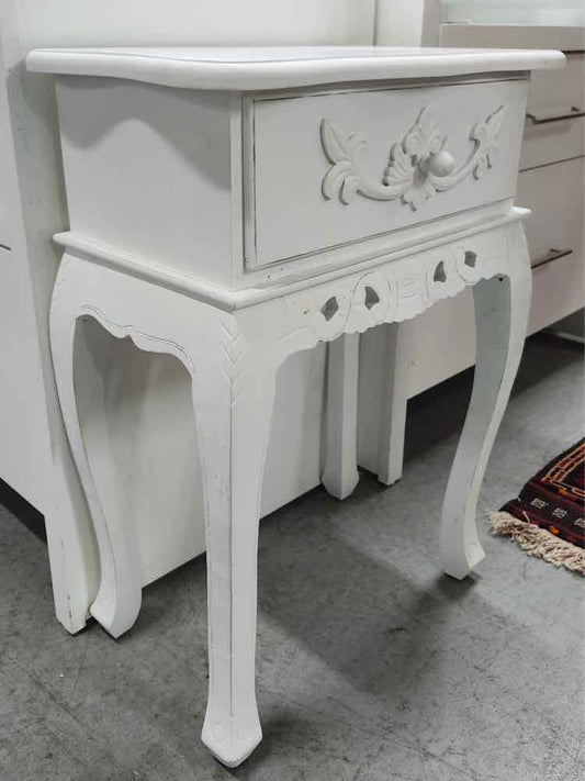 French White Side Table