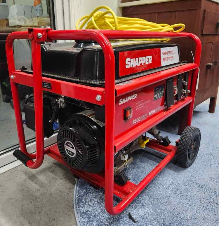 Snapper Generator w/Extension Cord