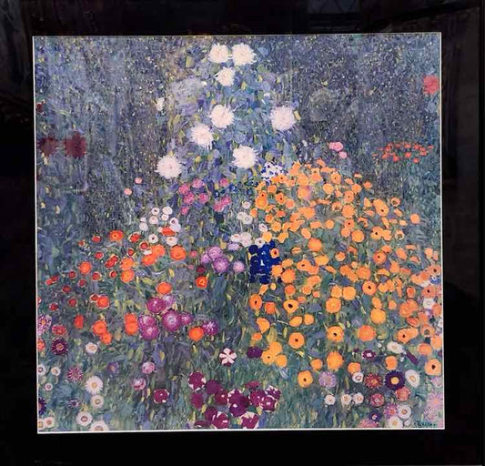 "Flower Garden Cottage" Print Gustav Klimt