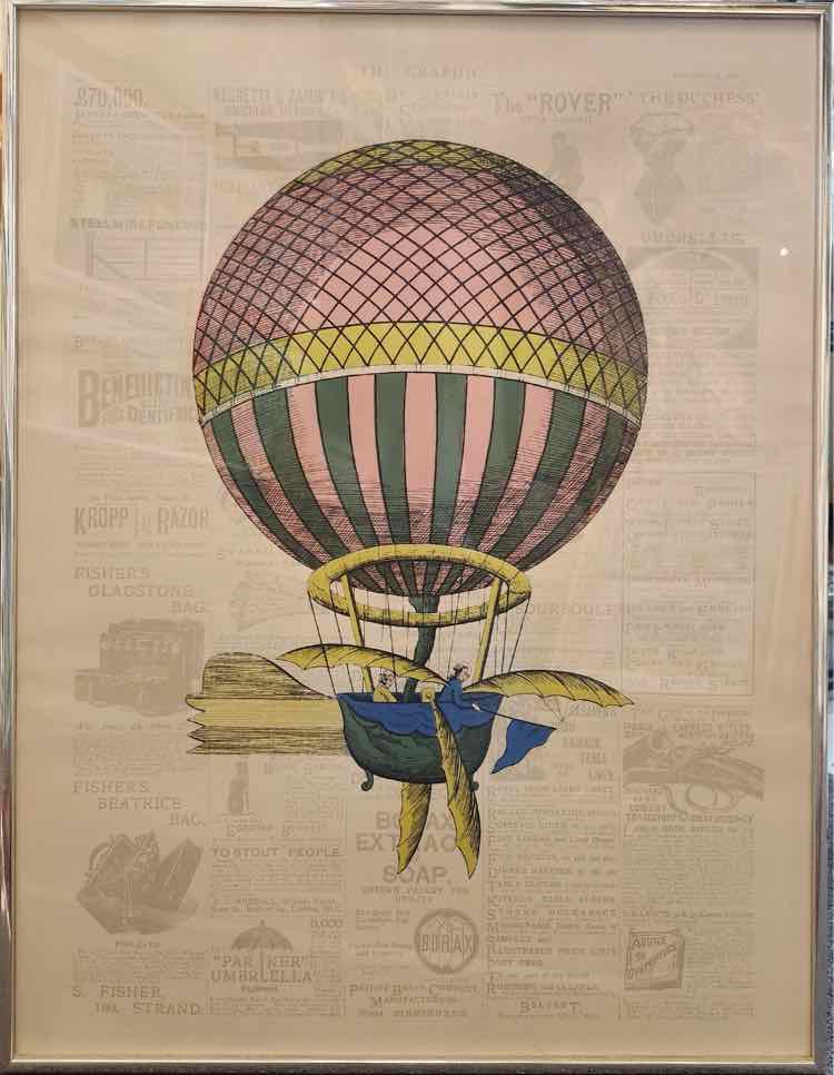 Antique Balloon Ad Art