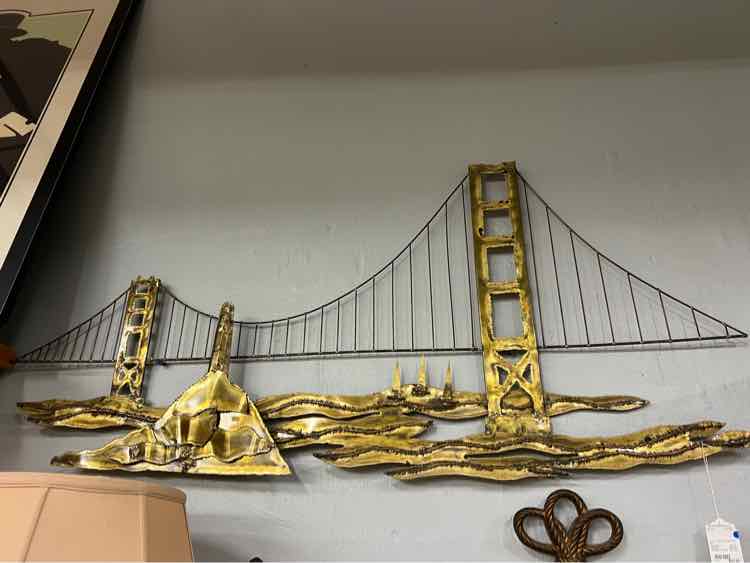 San Fran Gold Bridge Art