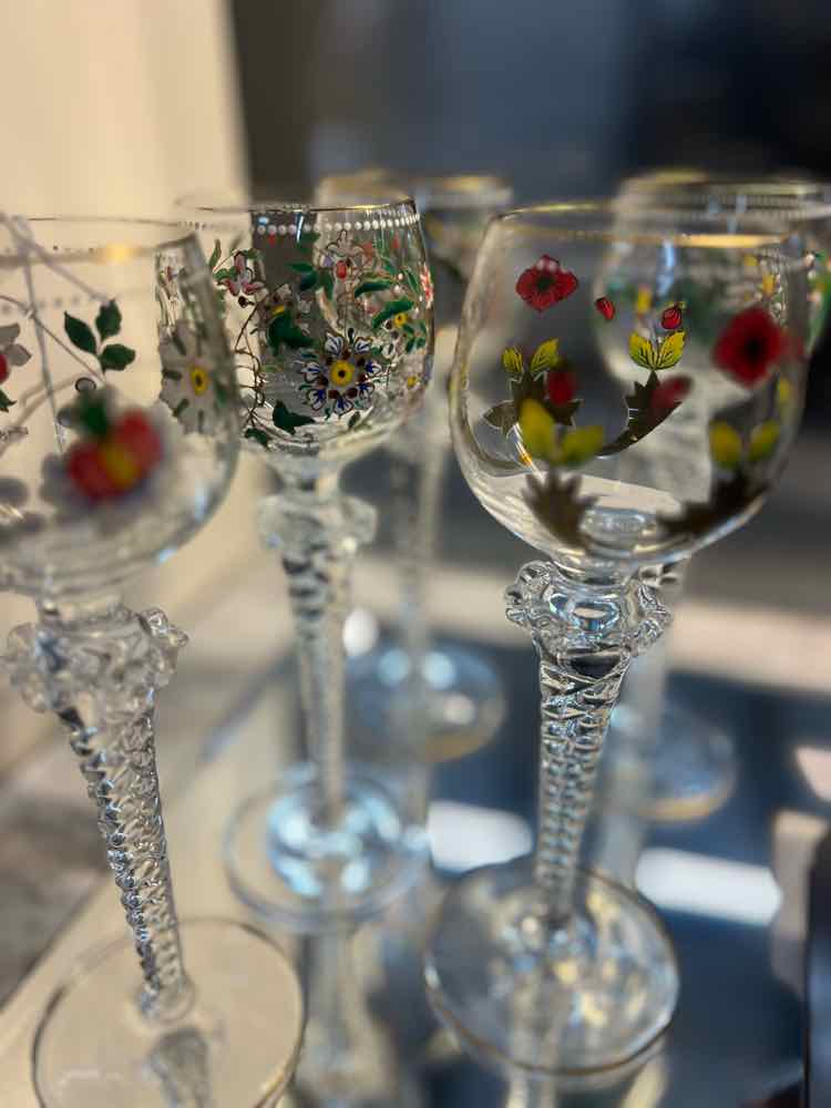 German Glass Goblets