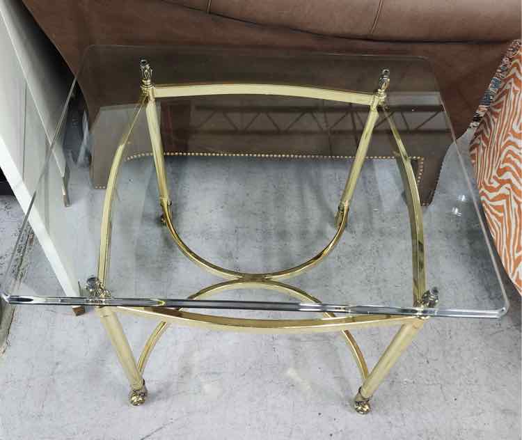 Glass End Table