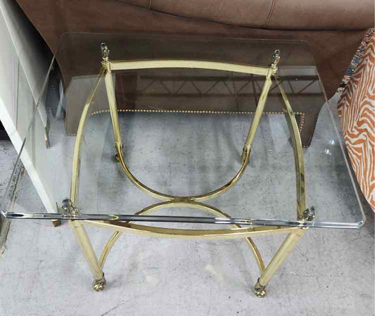 Glass End Table