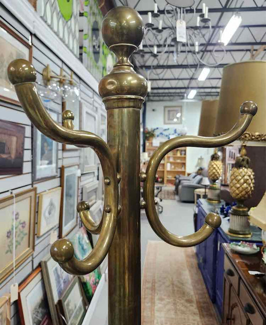 Antique Brass Coat Tree