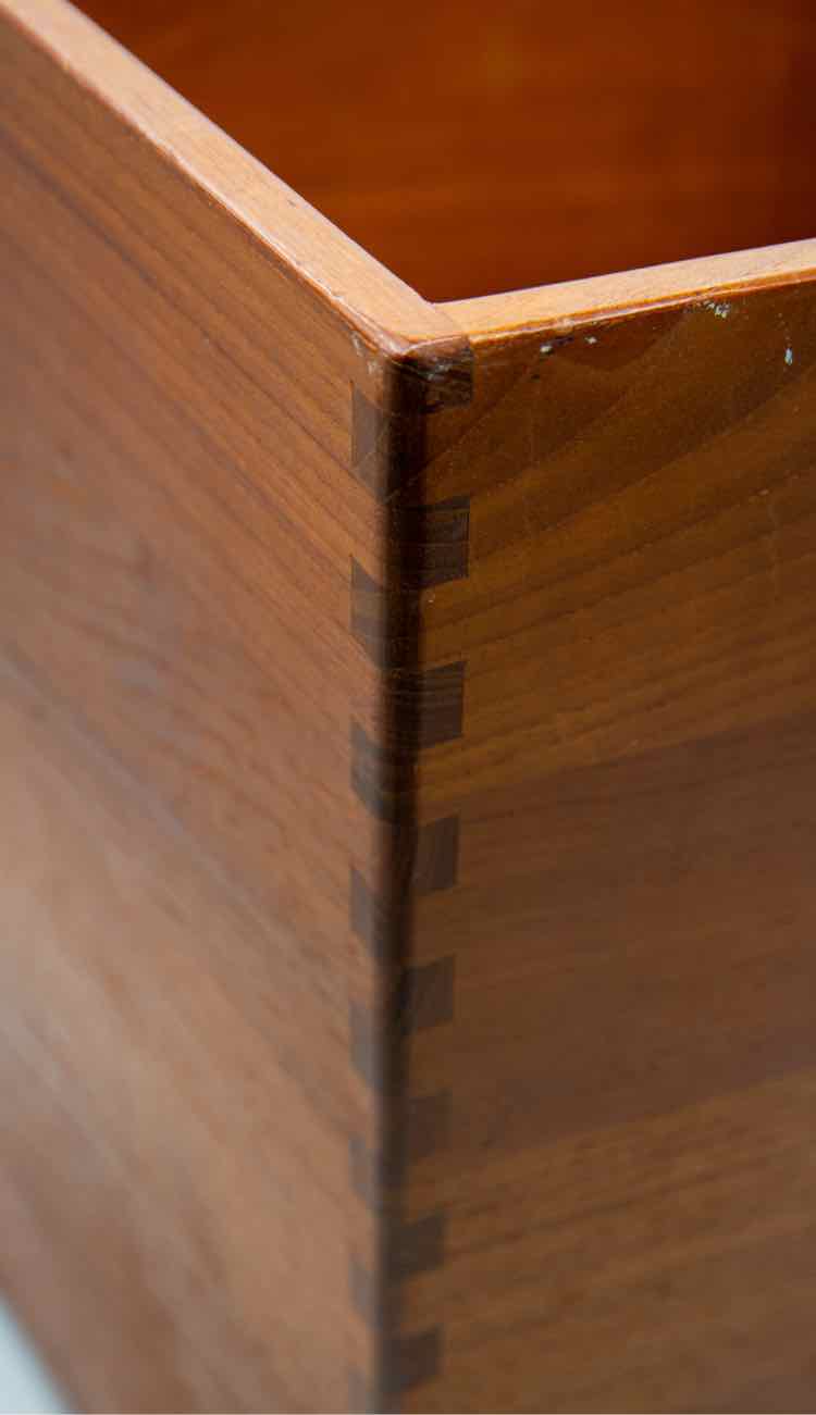 Teak Trash Can/Safin 5800/Nyborg/Denmark