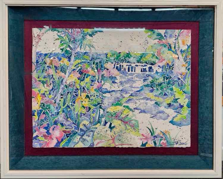 Art 'Jungle View' Watercolor by Sherri Reeve