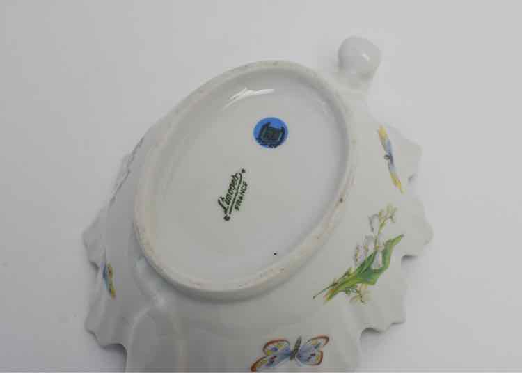 Limoges Porcelain Butterfly Candy Dish
