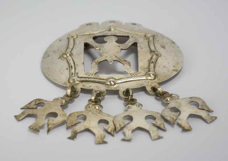 Silver Mapuche Pin