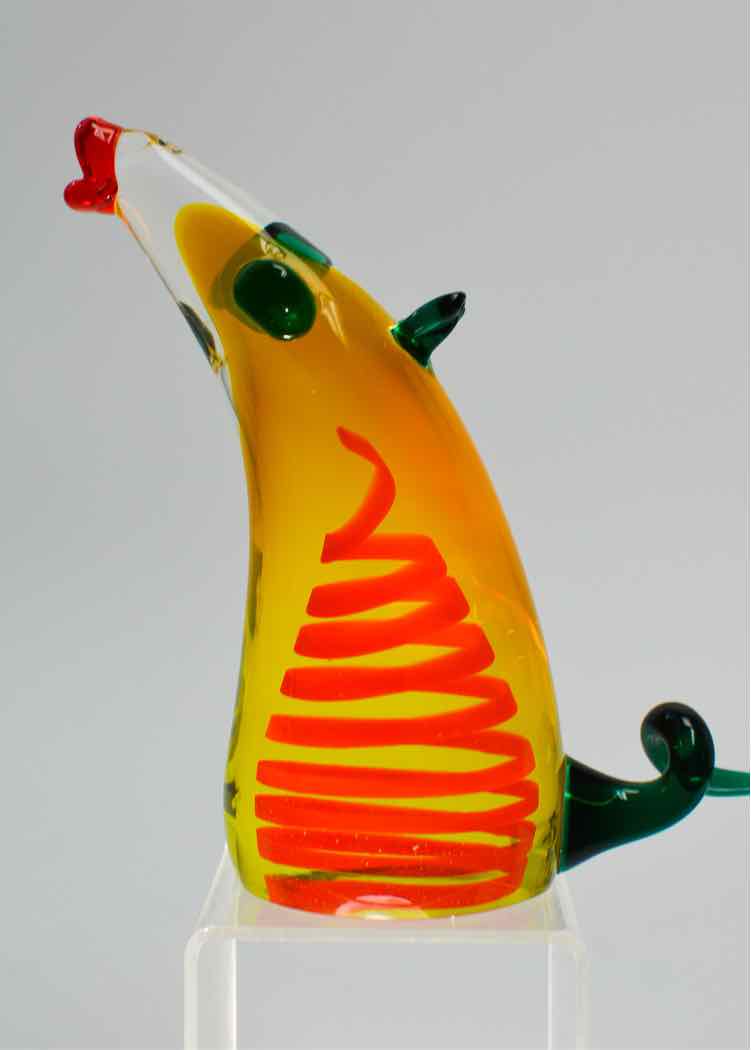 Signed Murano Glass Mouse