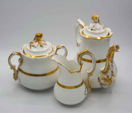 3 Piece Antique French Tea Set