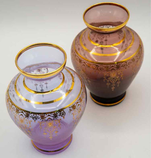 Pair of Vecchina Murano Vases