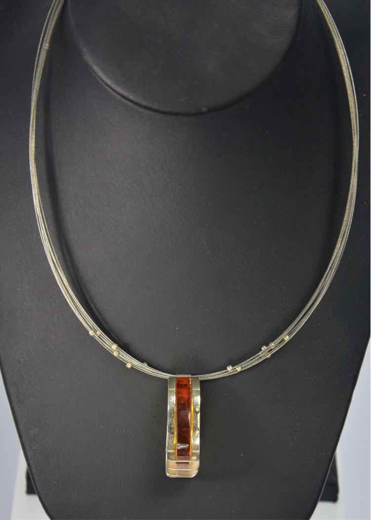 Jacek Ostrowski Amber Wave Necklace