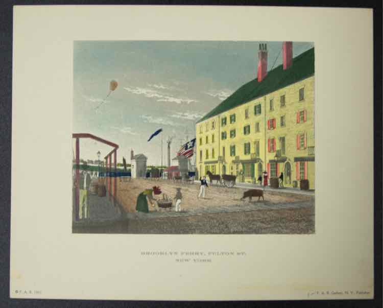 1800s New York Print