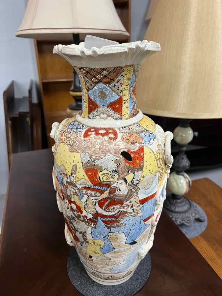 Satsuma Large Vase AS IS