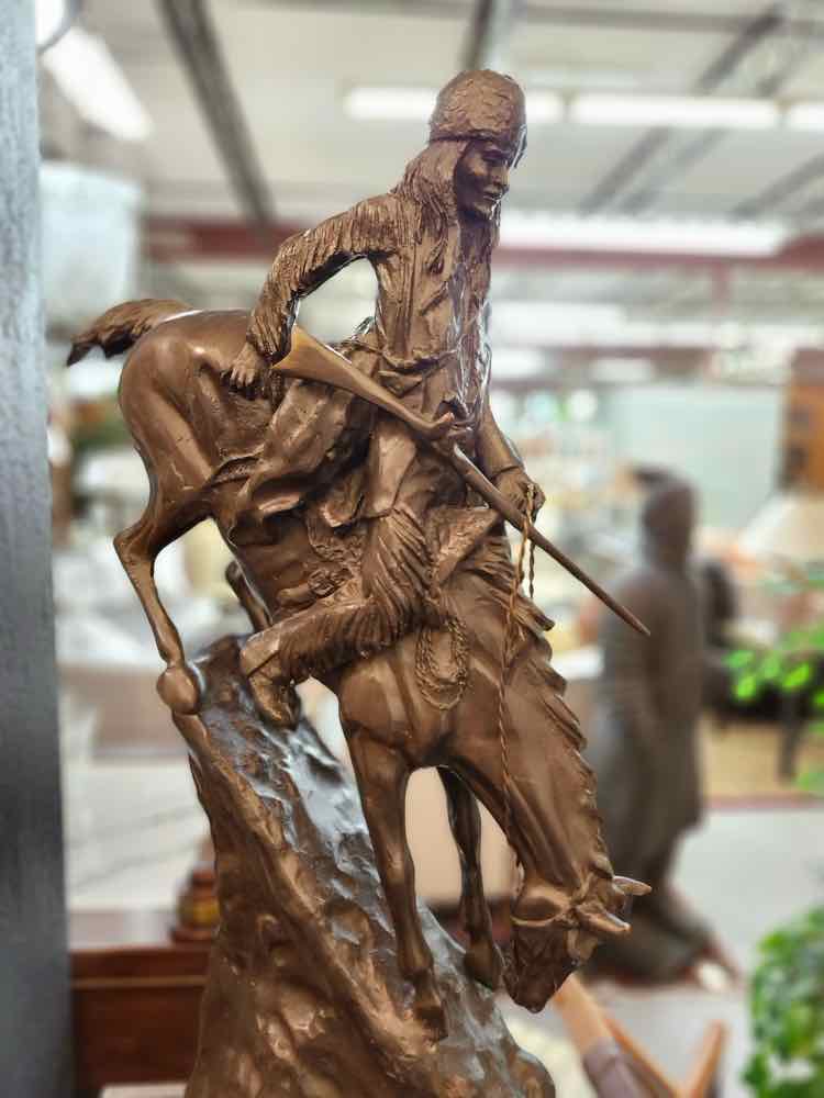 "Mountain Man" Bronze Sculpture by Fredrick Remington