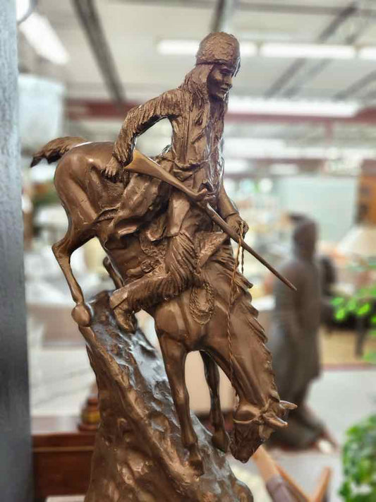 "Mountain Man" Bronze Sculpture by Fredrick Remington